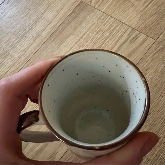 Dainty Floral Cottage Core Speckled Coffee Tea Mug - Picture 2 of 6